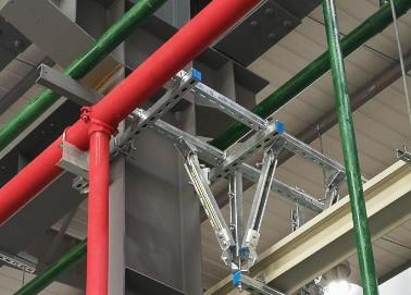沙依巴克该抗震支架的整体式支吊架结构协调性好